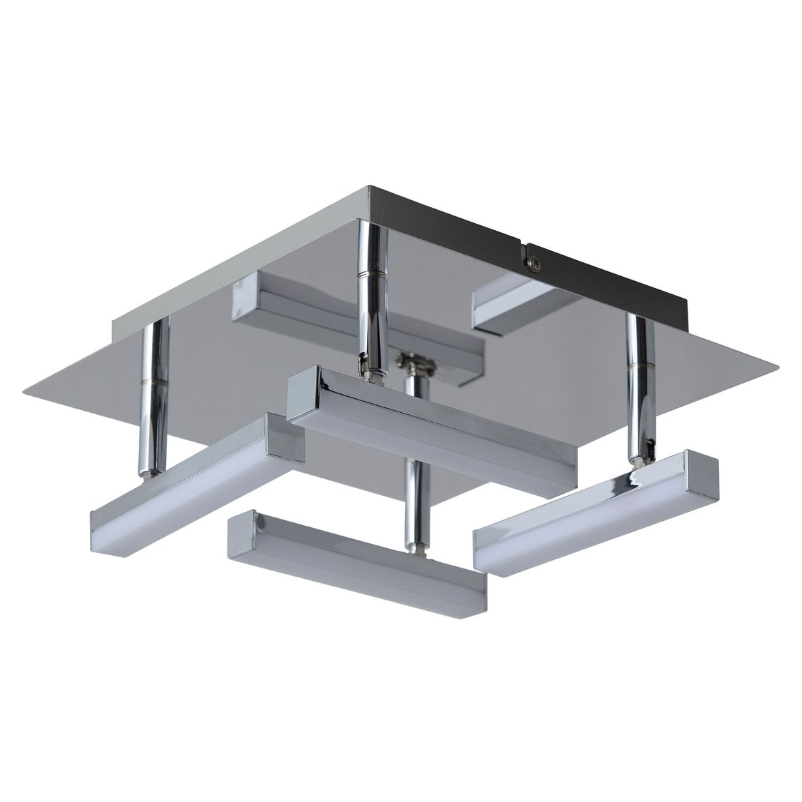 Turin Wandleuchte LED 25x25cm Chrom - Voelpe