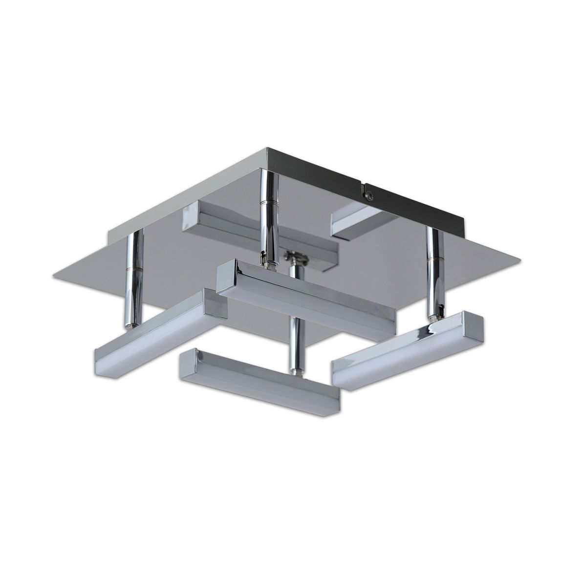 Turin Wandleuchte LED 25x25cm Chrom - Voelpe