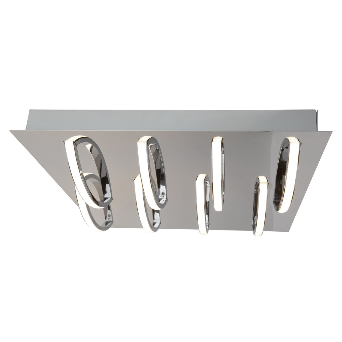 Manchester Wandleuchte LED 41x41cm Chrom - Voelpe