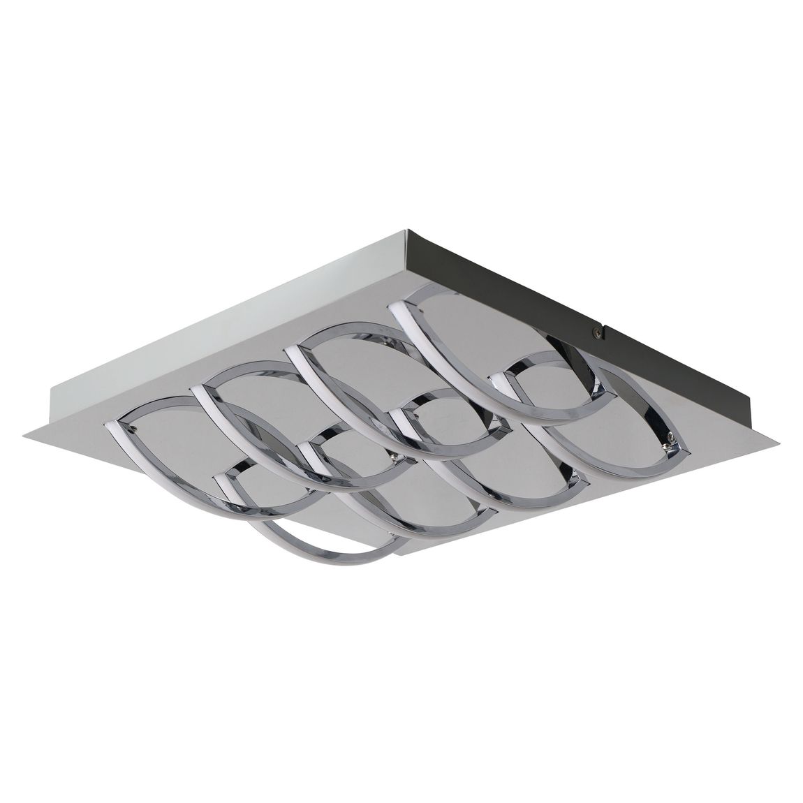 Manchester Wandleuchte LED 41x41cm Chrom - Voelpe