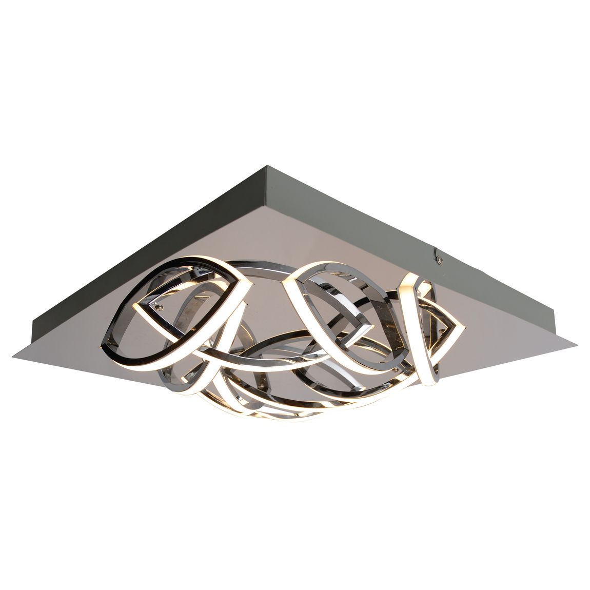 Manchester Wandleuchte LED 41x41cm Chrom - Voelpe