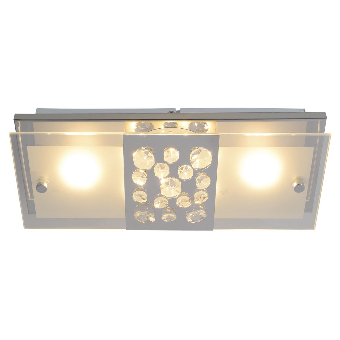 Chur Deckenleuchte LED 30x12cm Chrom - Voelpe