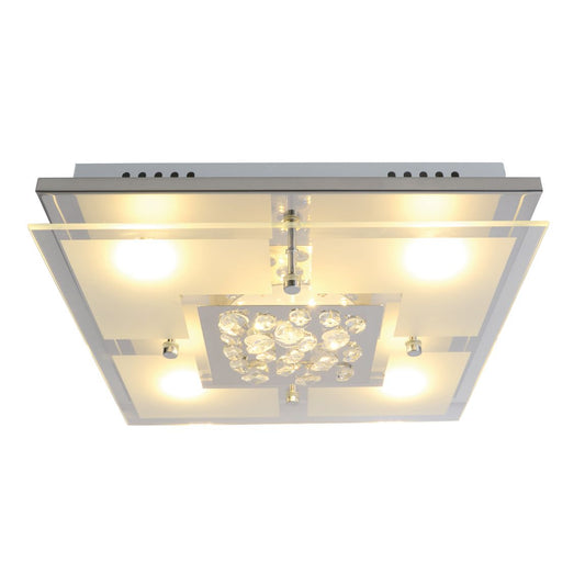 Chur Deckenleuchte LED 30x30cm Chrom - Voelpe