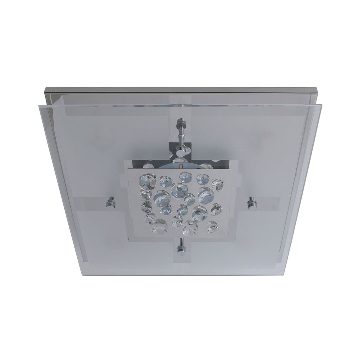 Chur Deckenleuchte LED 30x30cm Chrom - Voelpe