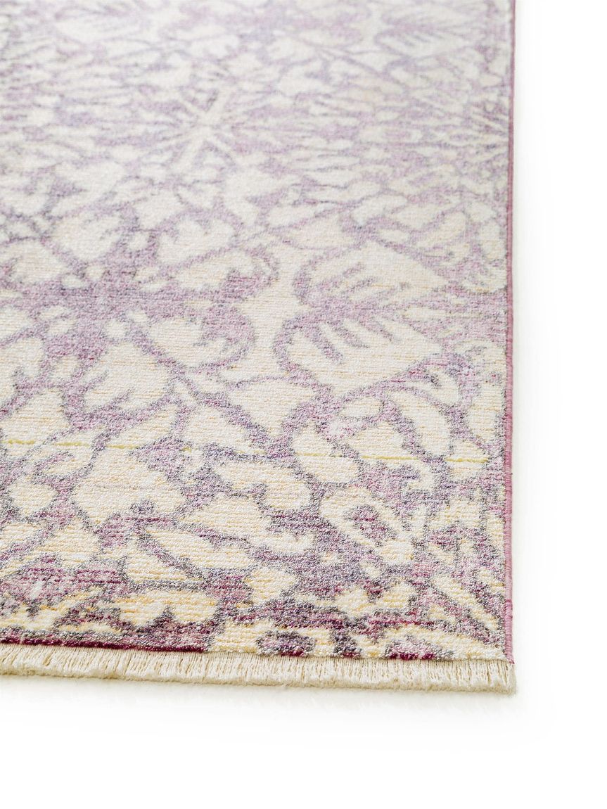 Viskoseteppich Yuma Beige / Rosa