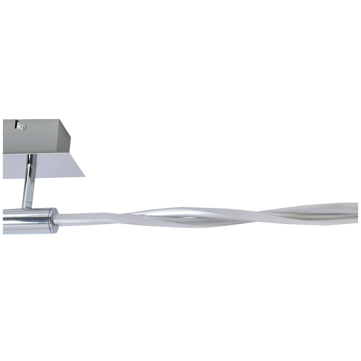 Twist Deckenleuchte LED 149x8cm Chrom - Voelpe