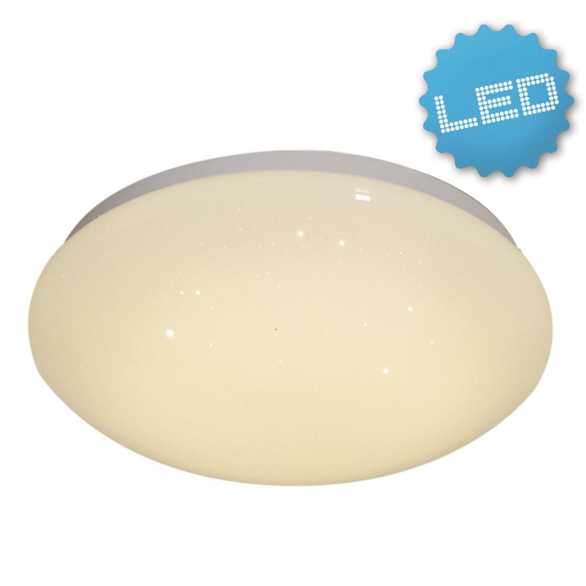 Como Deckenleuchte LED Ø26cm Weiß - Voelpe