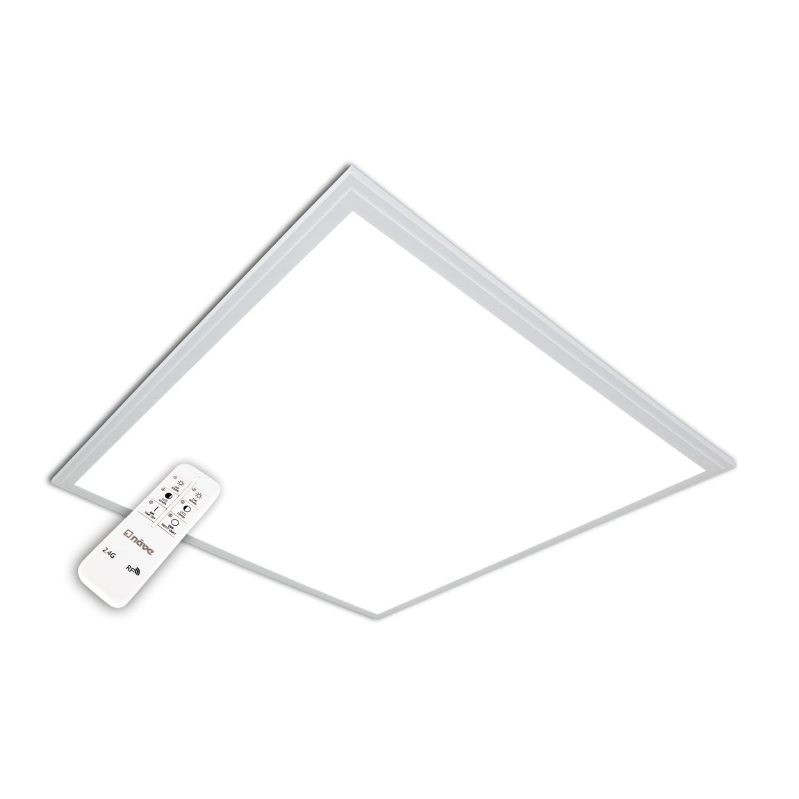 Domingos Deckenleuchte LED 45x45cm Weiß - Voelpe