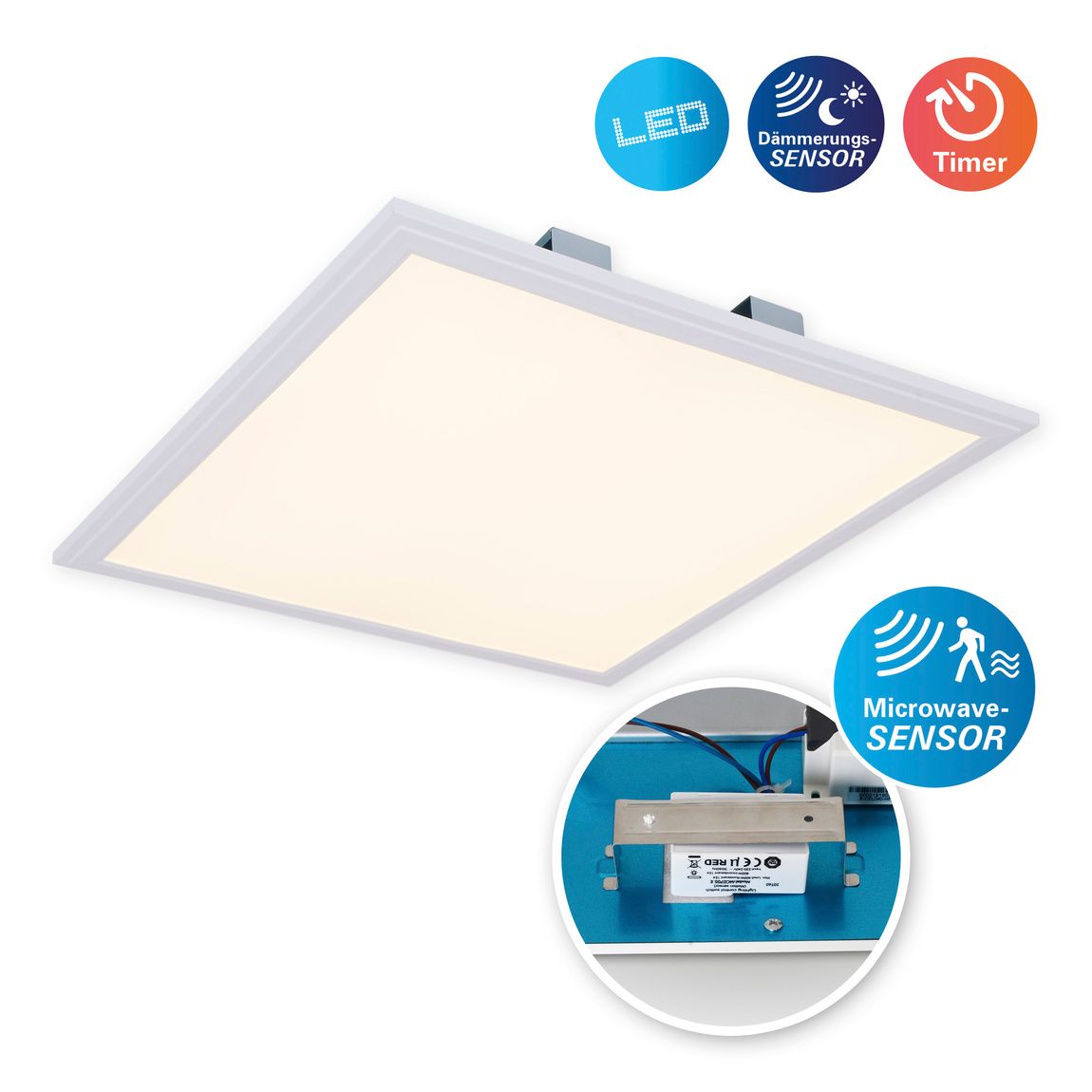 Alegre Aufbauleuchte LED Warmweiß - Voelpe