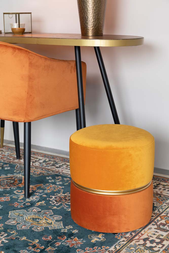 Bubbly Hocker Gelb / Orange - Voelpe