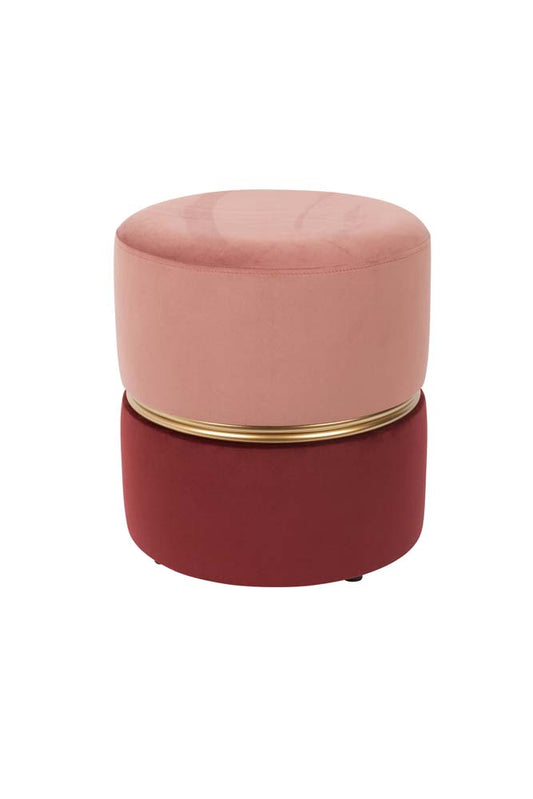 Bubbly Hocker Rosa  / Rot