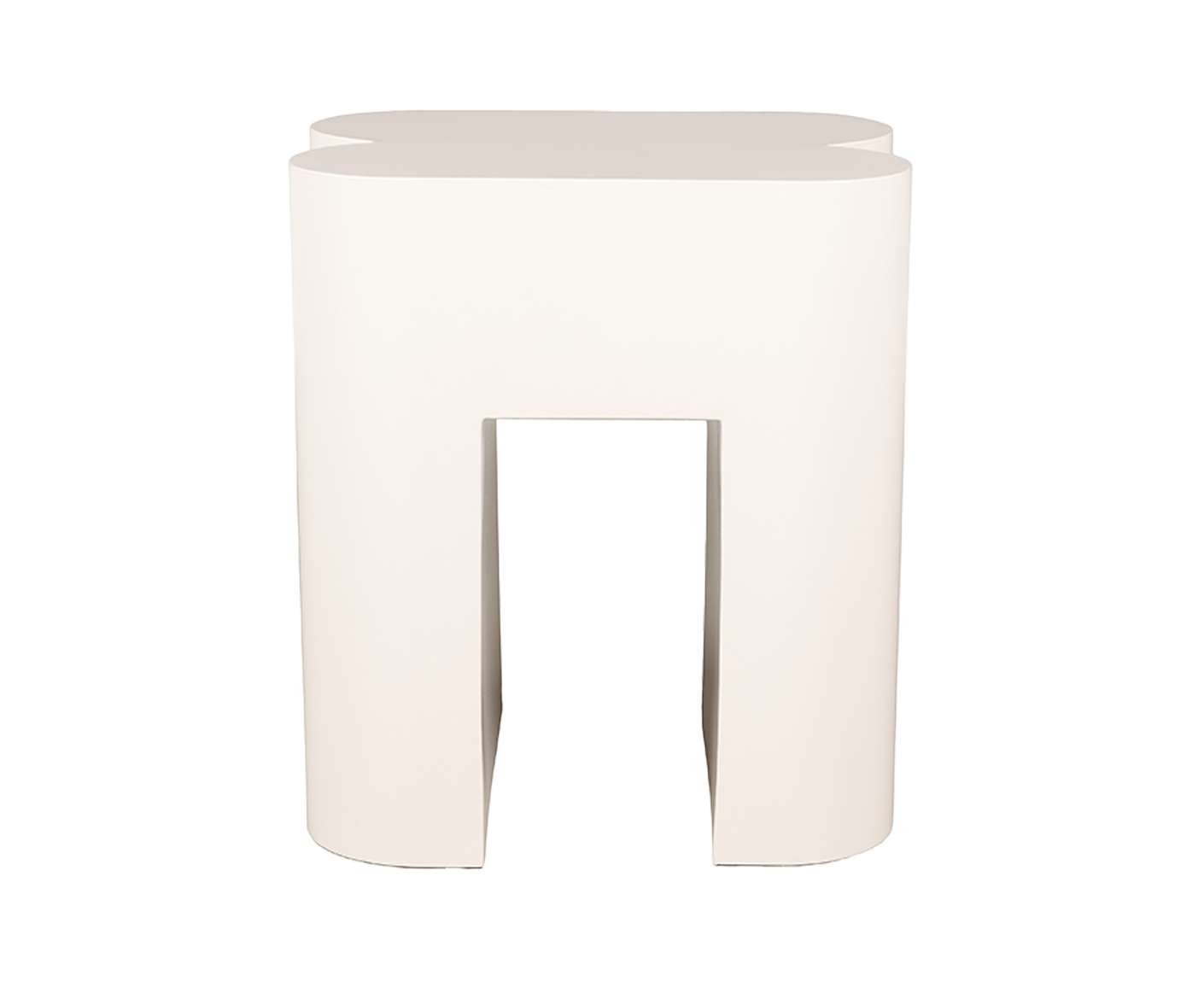 Shape Metall Hocker Beistelltisch Beige