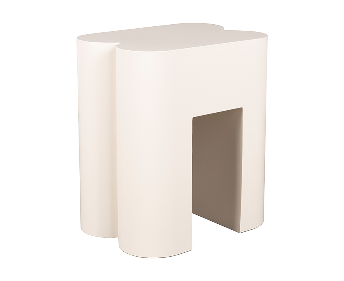 Shape Metall Hocker Beistelltisch Beige