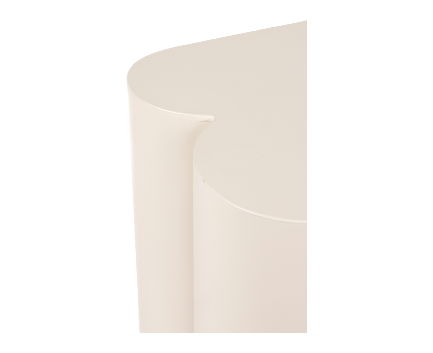 Shape Metall Hocker Beistelltisch Beige