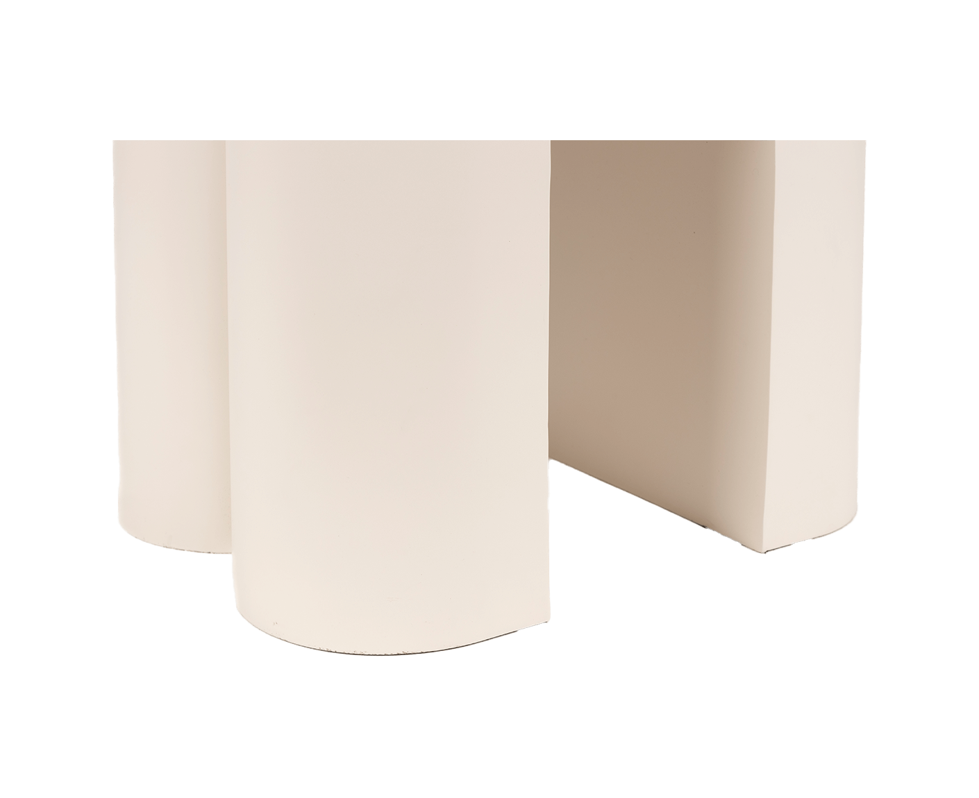 Shape Metall Hocker Beistelltisch Beige