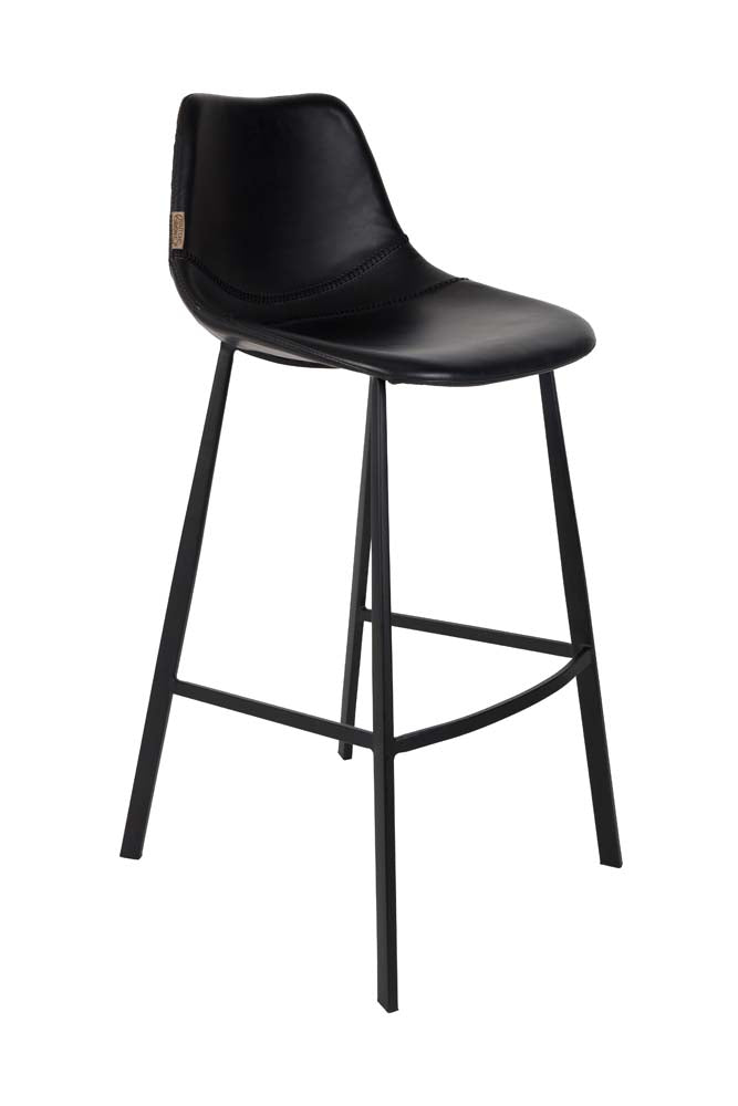 Franky 2-er Set Barhocker groß Schwarz