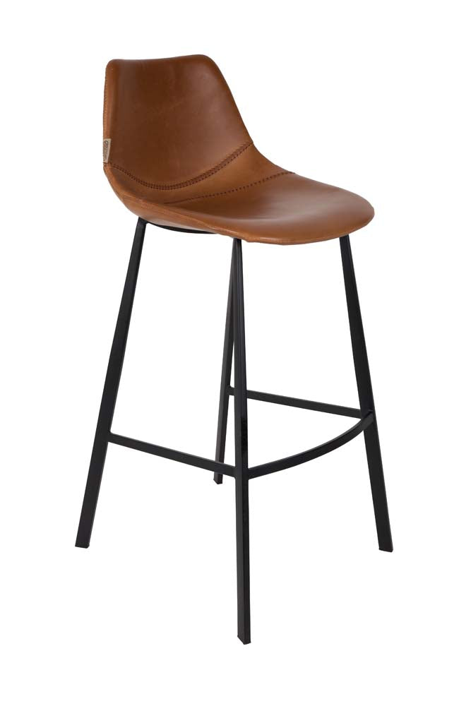 Franky 2-er Set Barhocker groß Braun