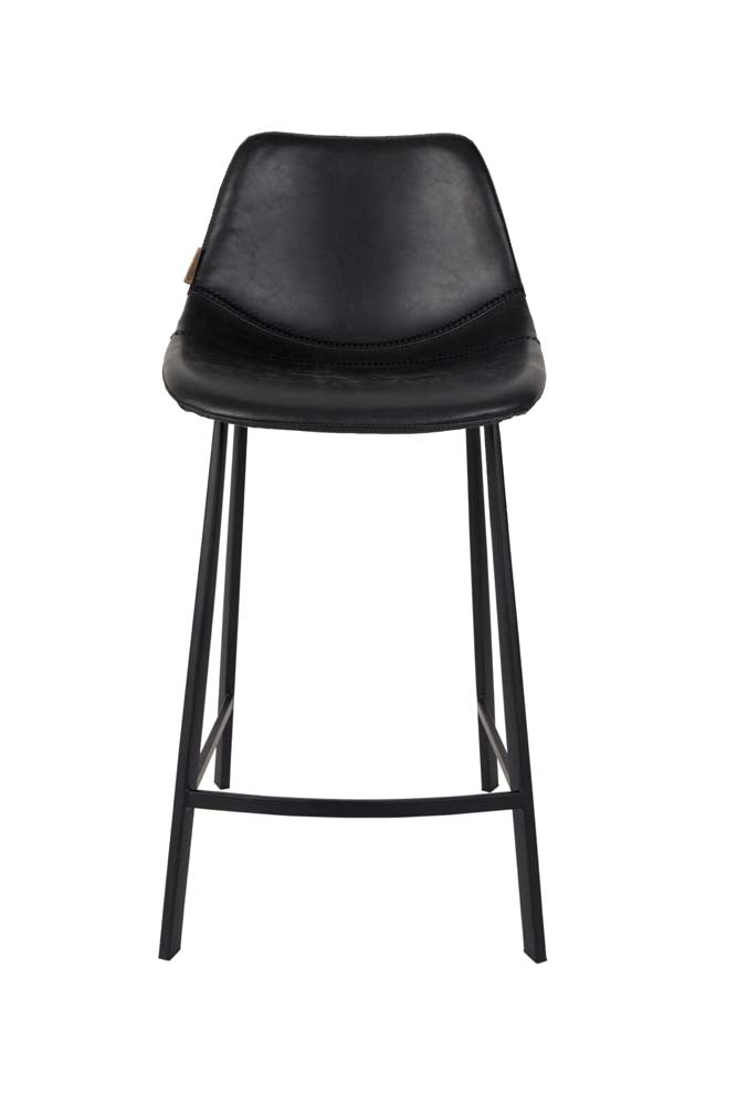 Franky 2-er Set Barhocker klein Schwarz