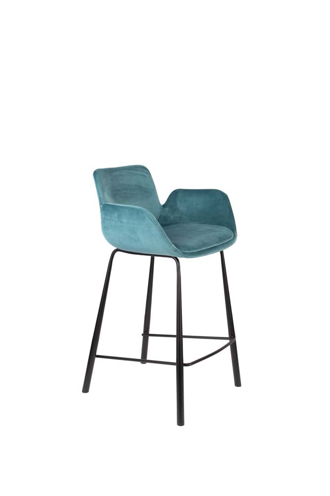 Brit 2-er Set Tresenhocker Petrol