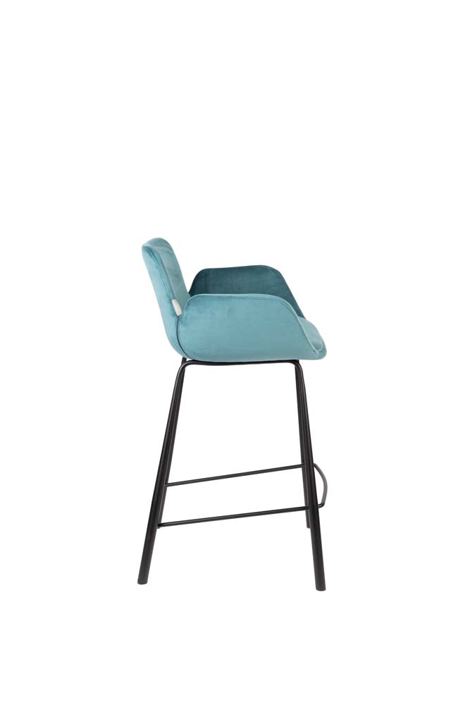 Brit 2-er Set Tresenhocker Petrol
