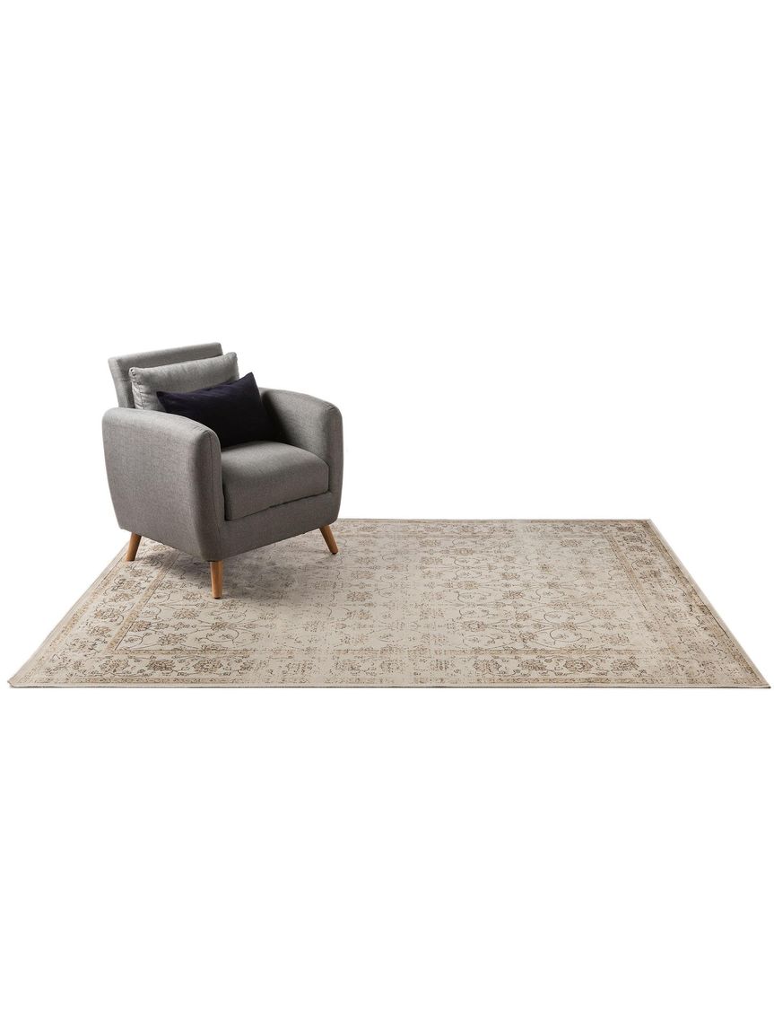 Viskoseteppich Elling Creame / Beige