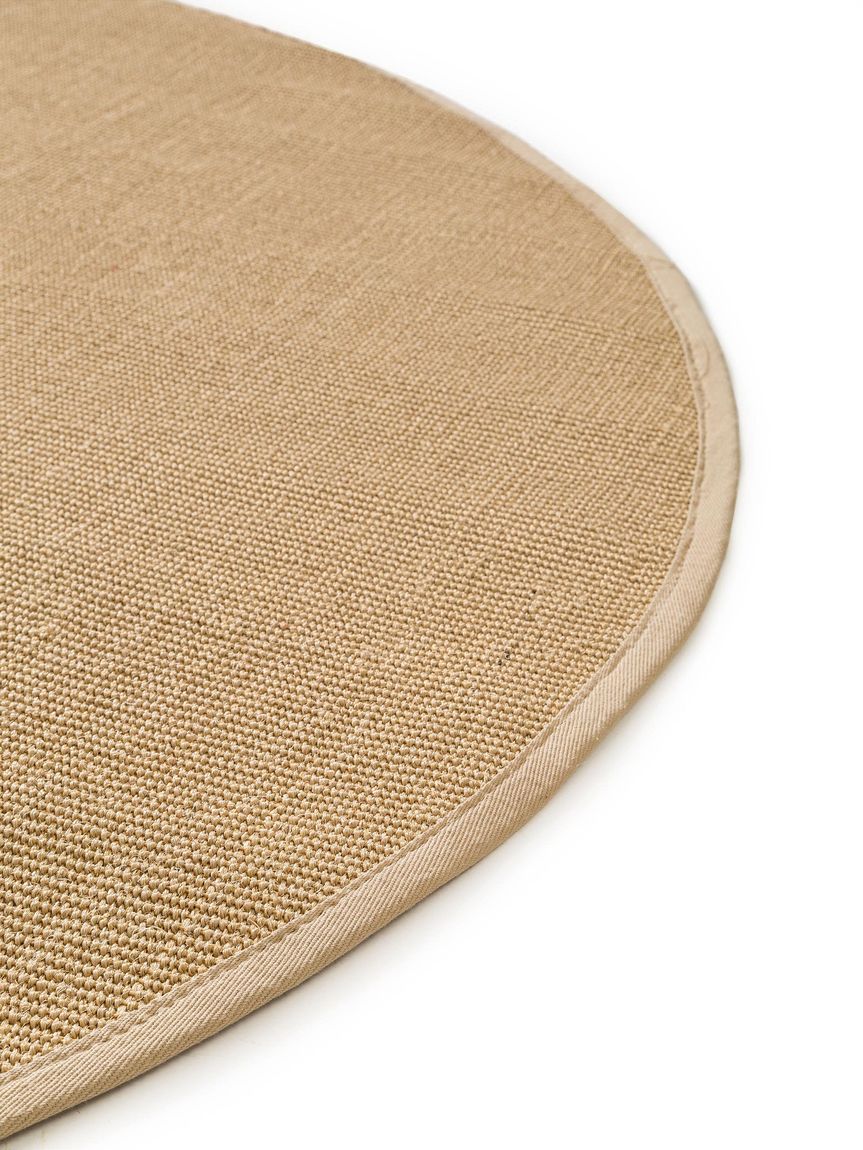 Sisalteppich rund Sisal Beige