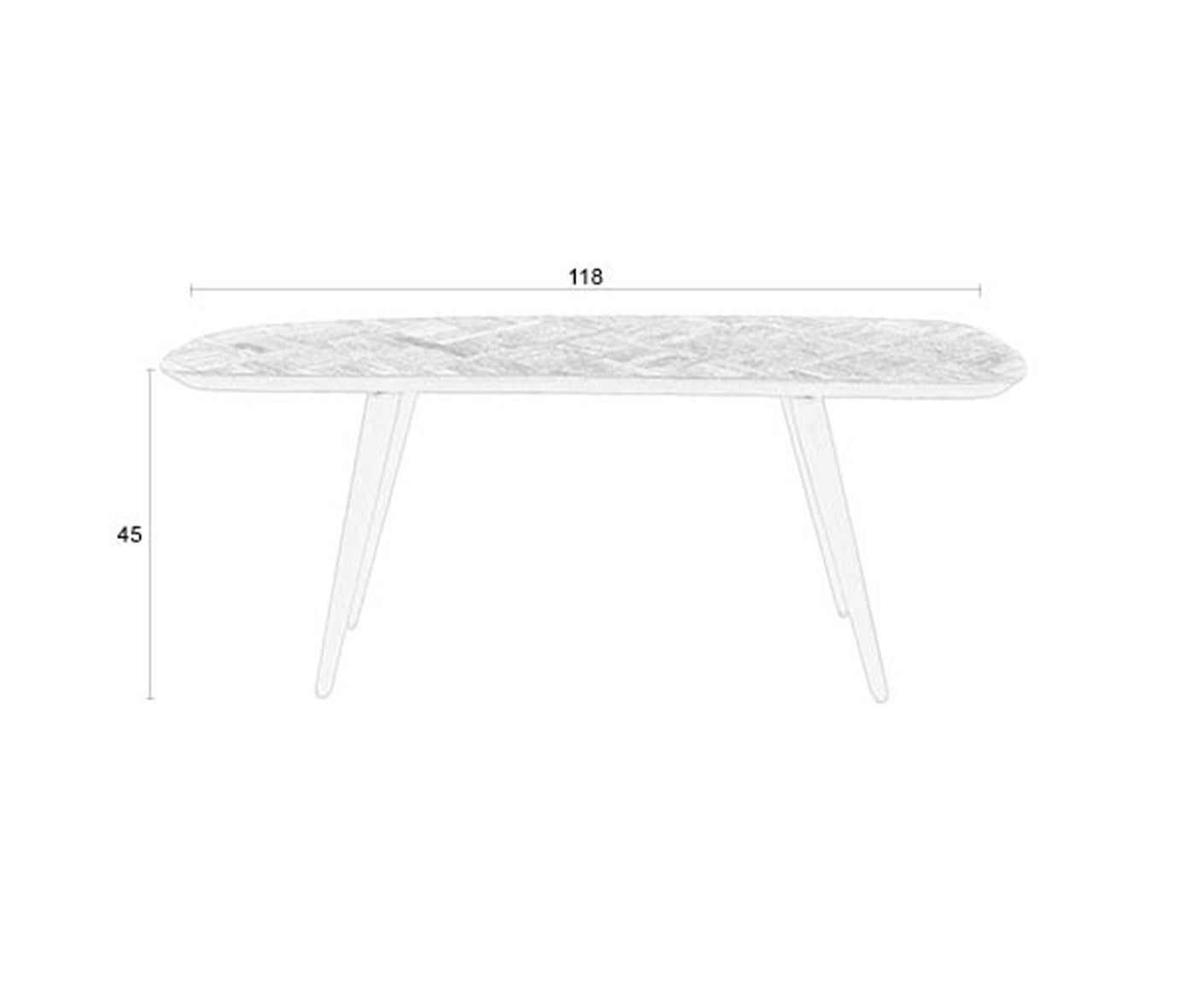 Webster Sitzbank Teak / Schwarz