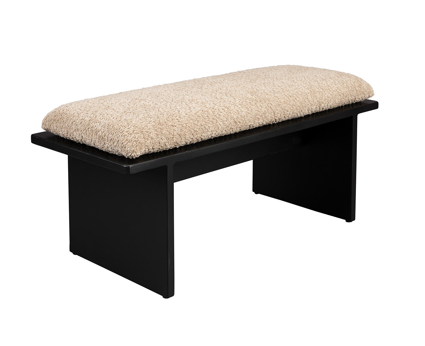 Shiho Sitzbank Braun / Bouclé