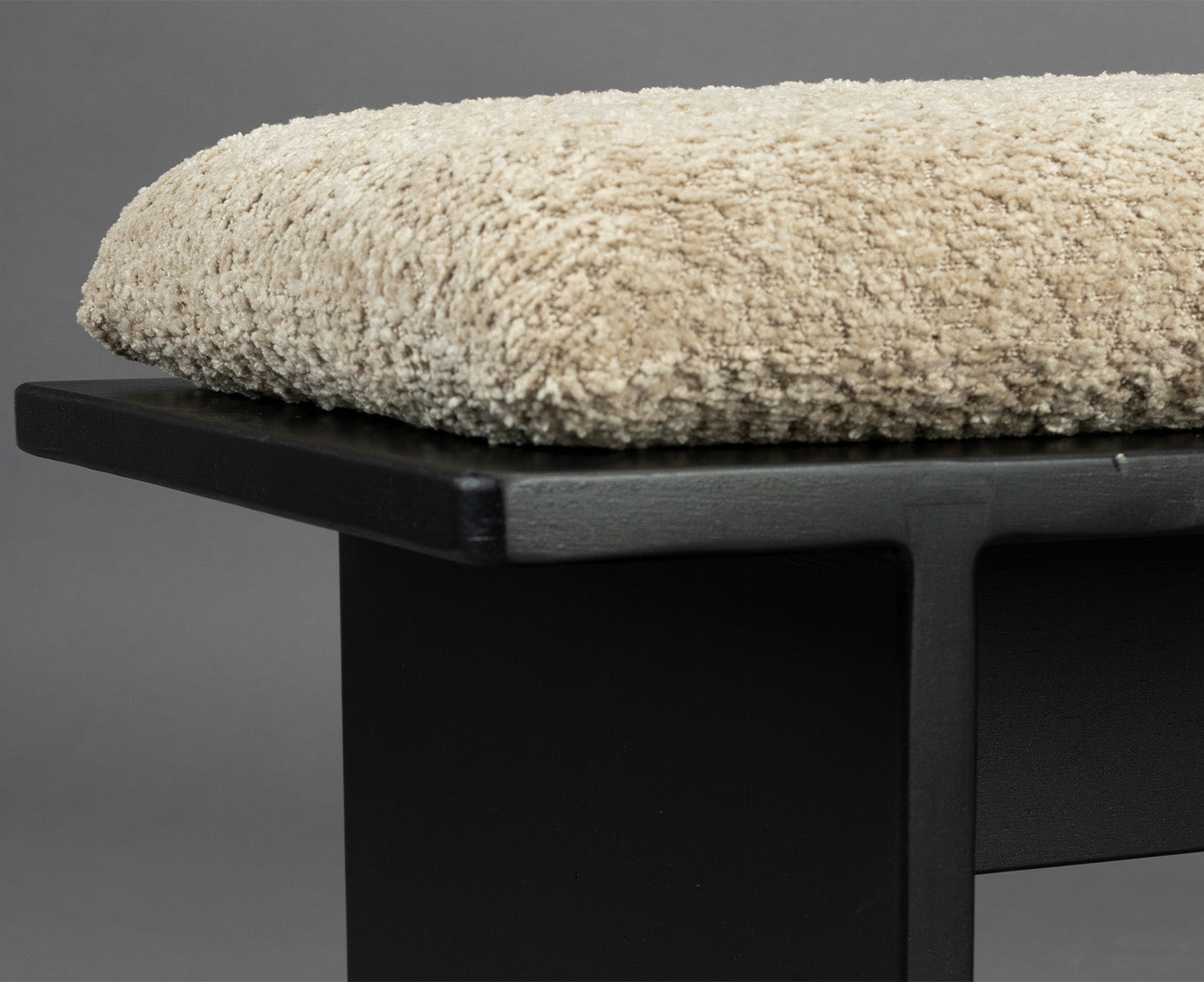 Shiho Sitzbank Braun / Bouclé