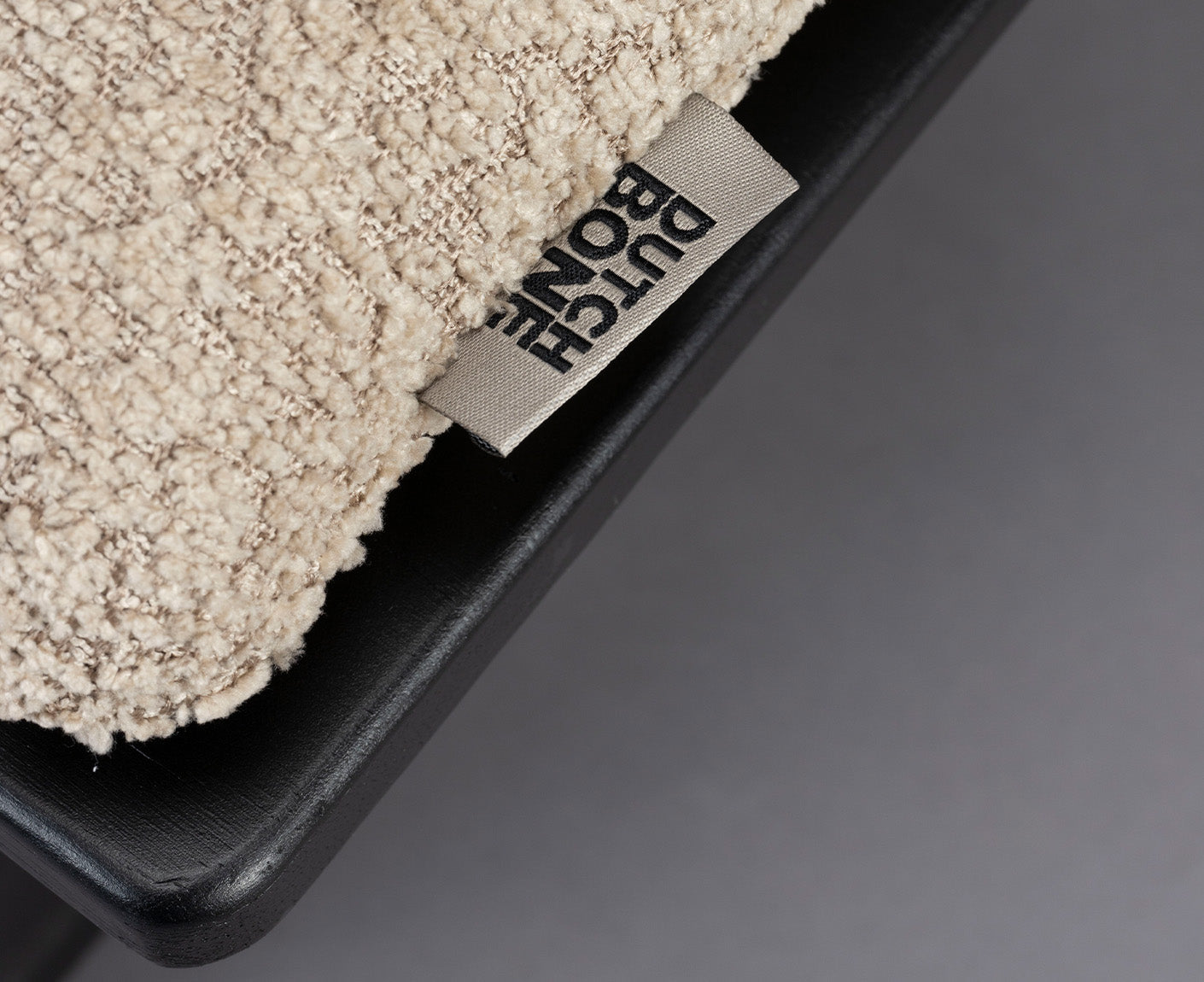 Shiho Sitzbank Braun / Bouclé