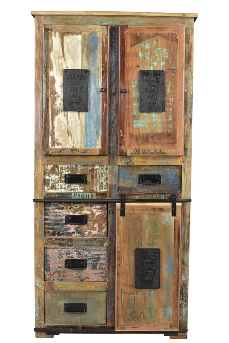 JUPITER Schrank Natur, Bunt