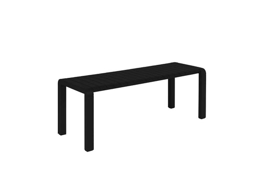 Vondel Gartenbank 130cm Schwarz