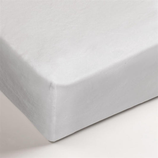 AMBIANTE Molton HL Spannbettlaken 120x200 cm Weiß