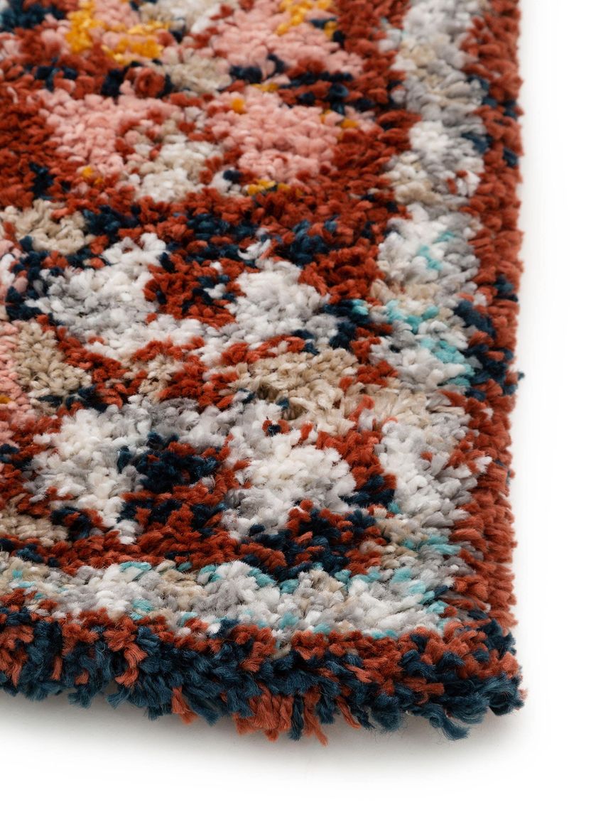 Hochflorteppich Gobi Bunt