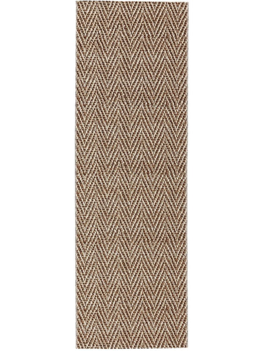 In- & Outdoor Teppich Läufer Kenya Creame / Beige