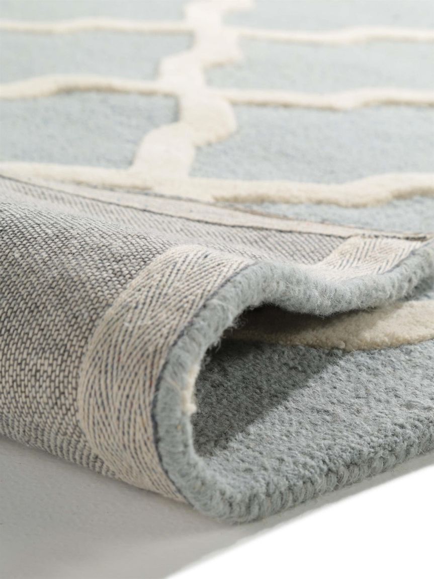 Wollteppich Windsor Hellblau