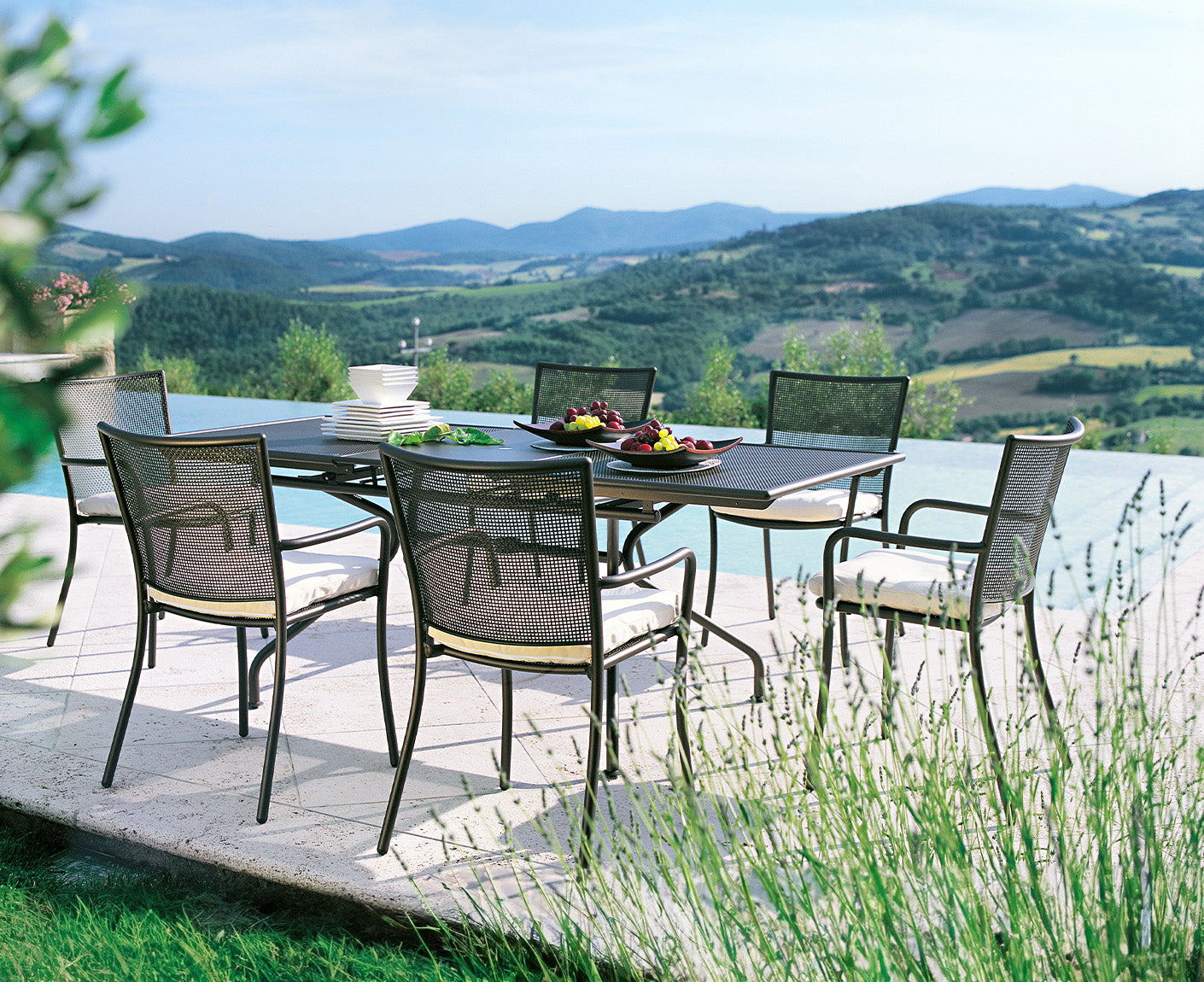 Emu Athena 4er Set Gartenstühle mit Armlehnen