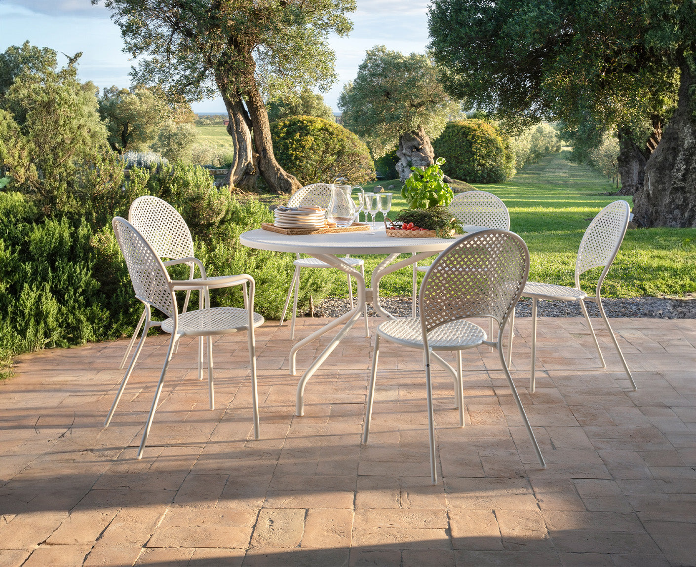 Emu Sole 4er Set Gartenstühle mit Armlehnen