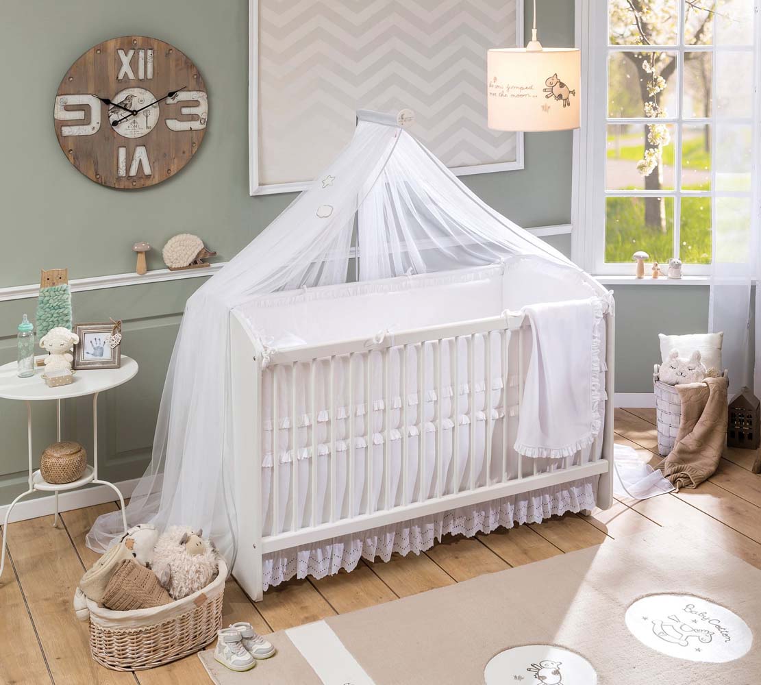 Cilek Babybett Schaukelbett 70x130cm Weiß