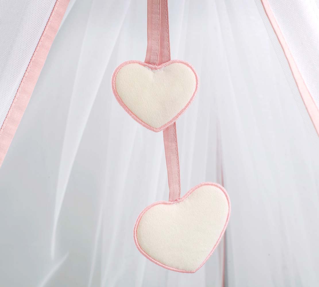 Cilek LITTLE LOVE Himmel für Babybetten Weiß - Voelpe