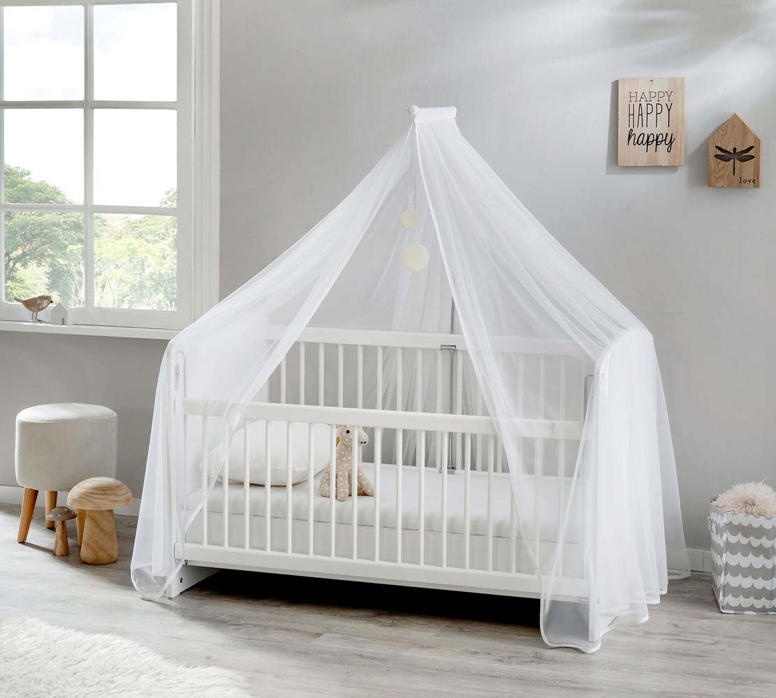 Cilek SIMPLE BABY Himmel für Babybetten Weiß - Voelpe