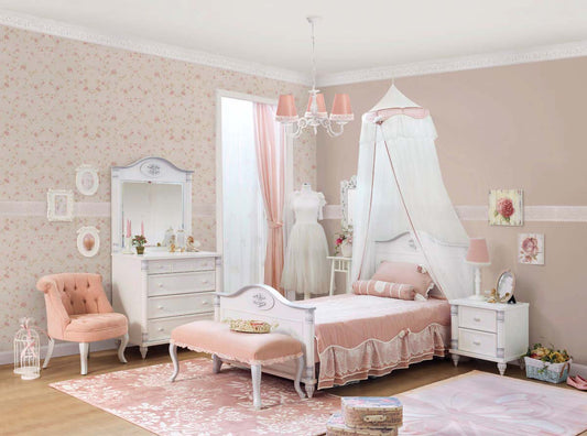 Cilek ROMANTIC 6 Jugendzimmer Komplettset Weiß