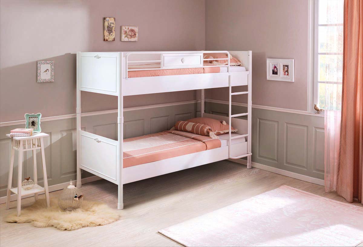 Cilek ROMANTICA Etagenbett 90x200cm Weiß
