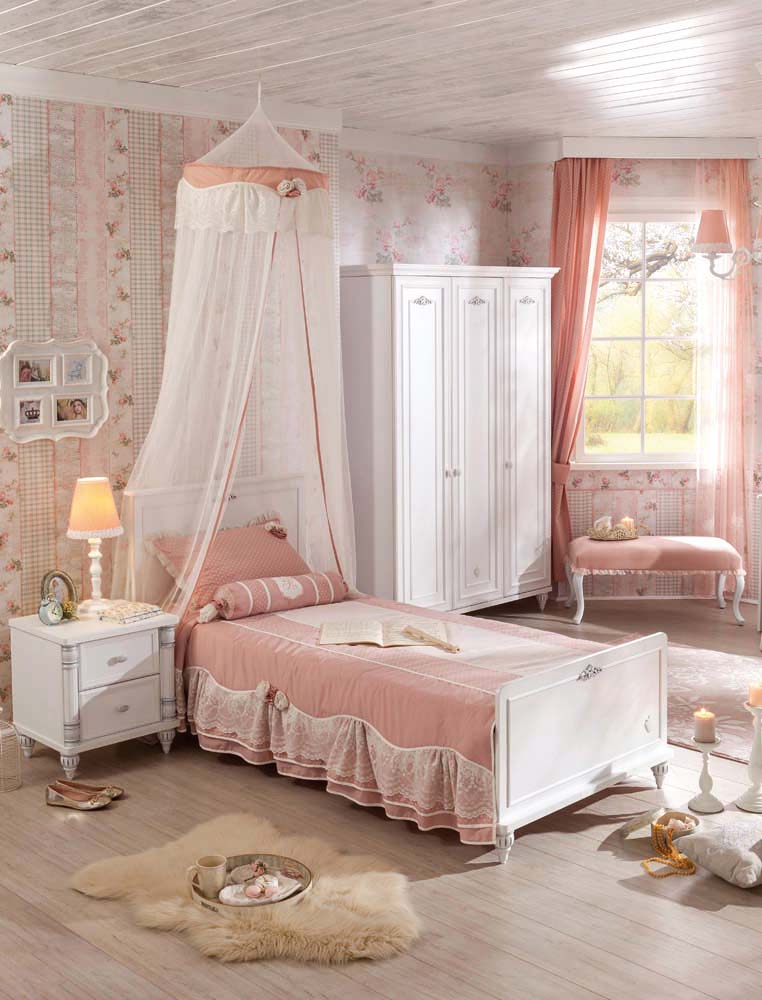 Cilek ROMANTICA Bett 100x200cm Weiß