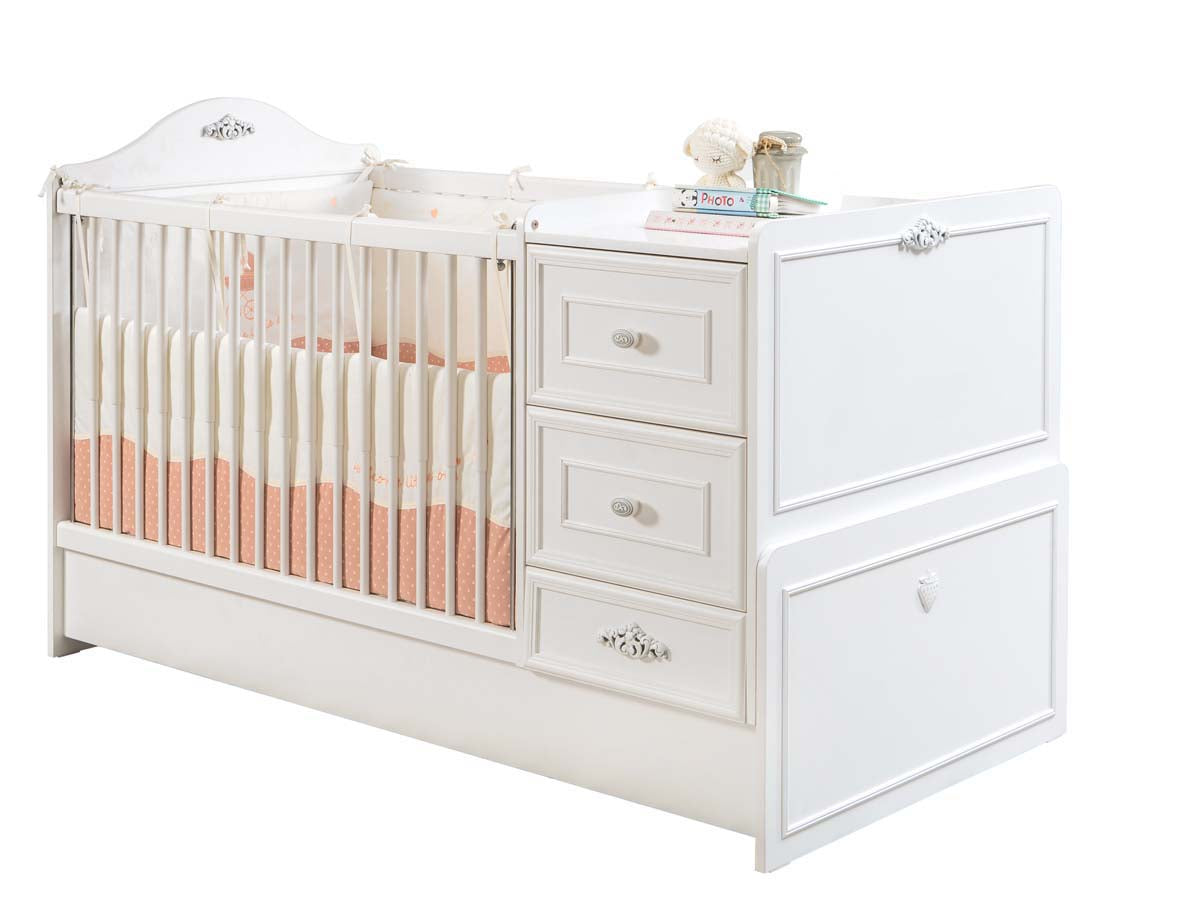 Cilek Romantica Babyzimmer 7tlg. Weiß - Voelpe