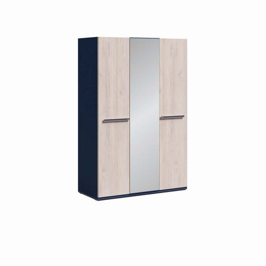 Cilek TRIO Kleiderschrank 3-trg. Blau / White-Wash - Voelpe