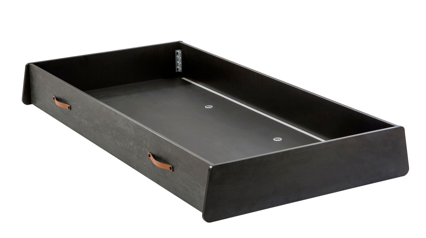 Cilek DARK METAL Bettschublade 90x190 cm Grau / Schwarz