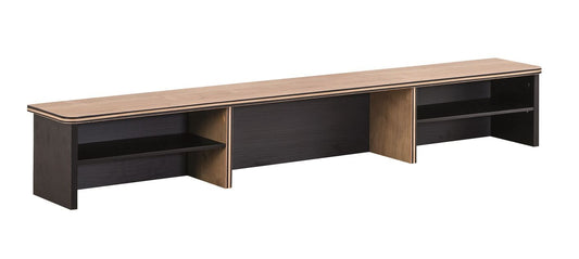 Cilek BLACK Breiter Schreibtisch-Aufsatz Schwarz / Beige