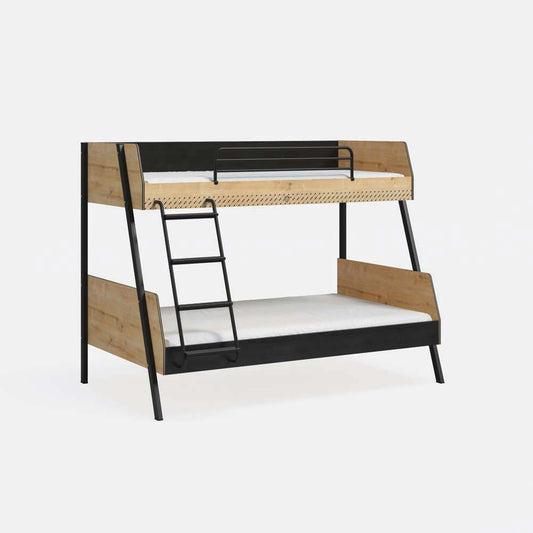 Cilek BLACK Etagenbett 90x200cm / 120x200cm Schwarz / Beige