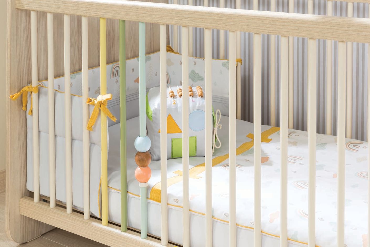 Montessori Babybett 70x140 cm Braun
